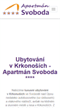 Mobile Screenshot of apartmansvoboda.com